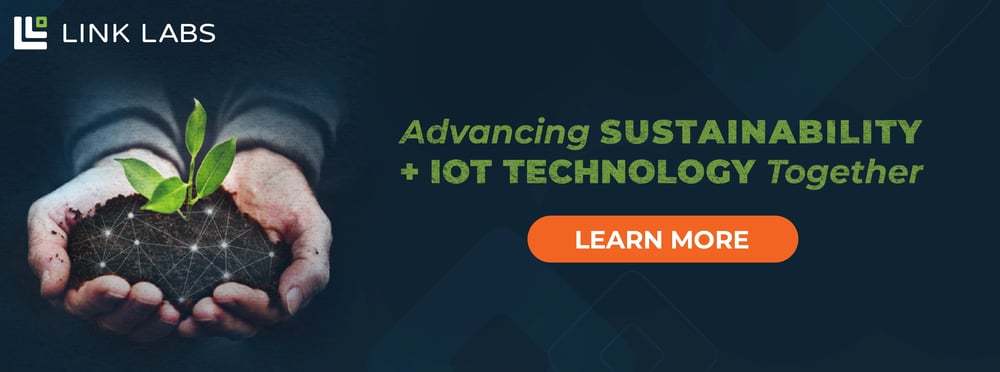 How does IoT technology help promote sustainability?