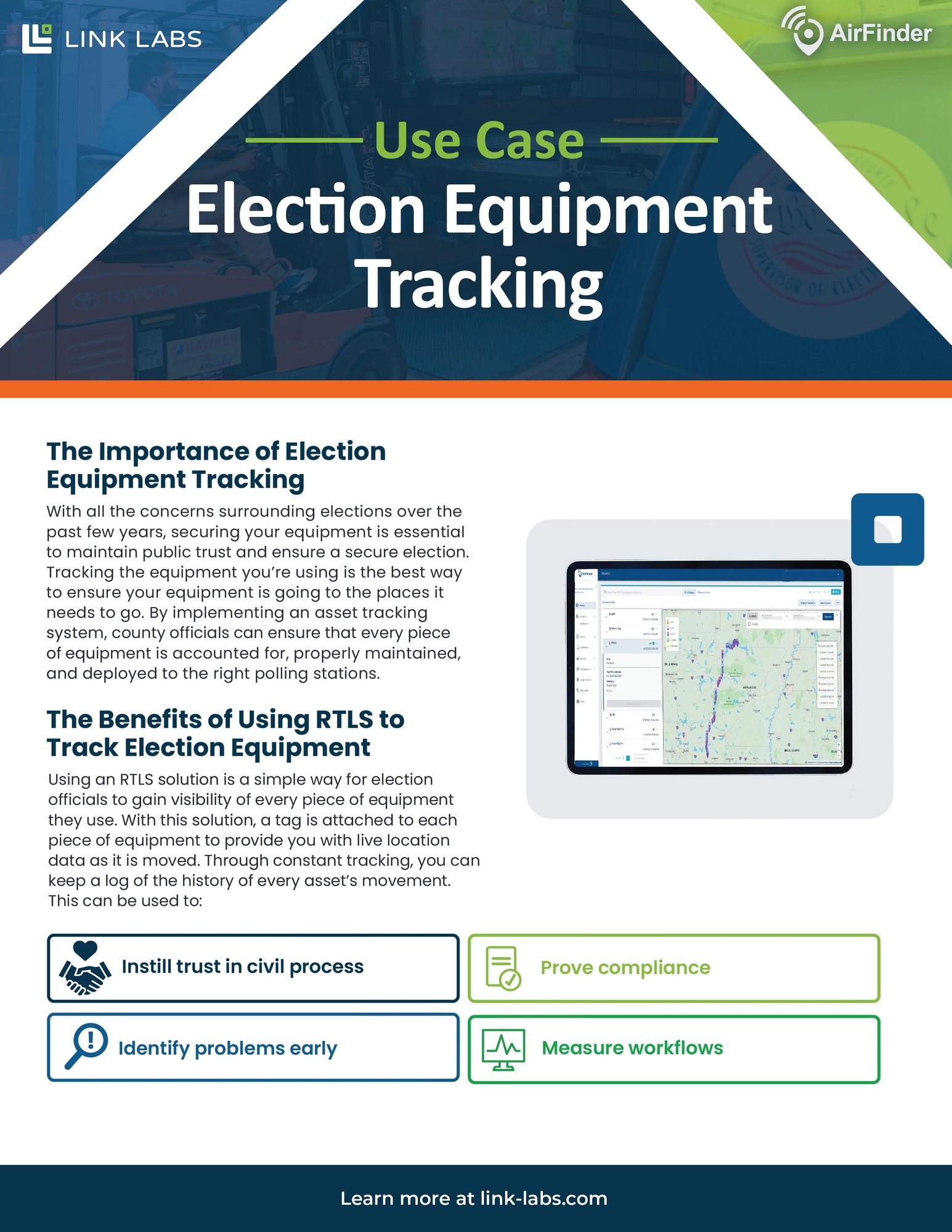 Election Equipment Tracking Use Case Brief