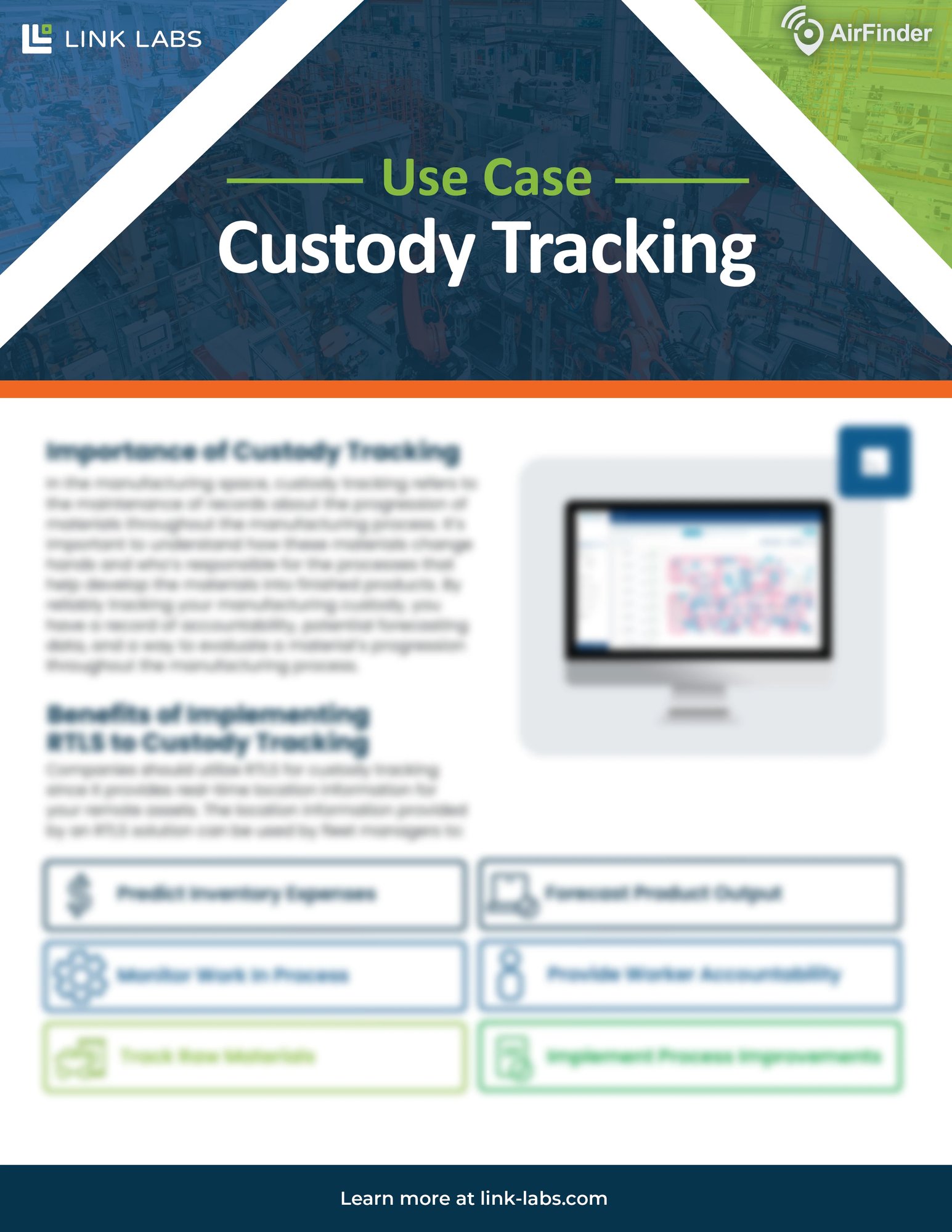 Custody Tracking (Manufacturing)