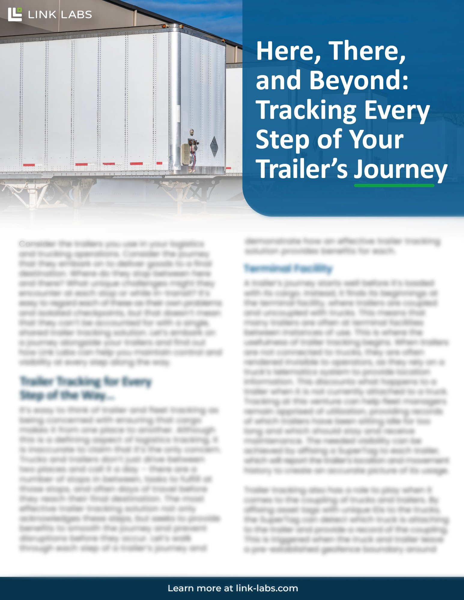 Here, There, and Beyond: Tracking Every Step of Your Trailer’s Journey