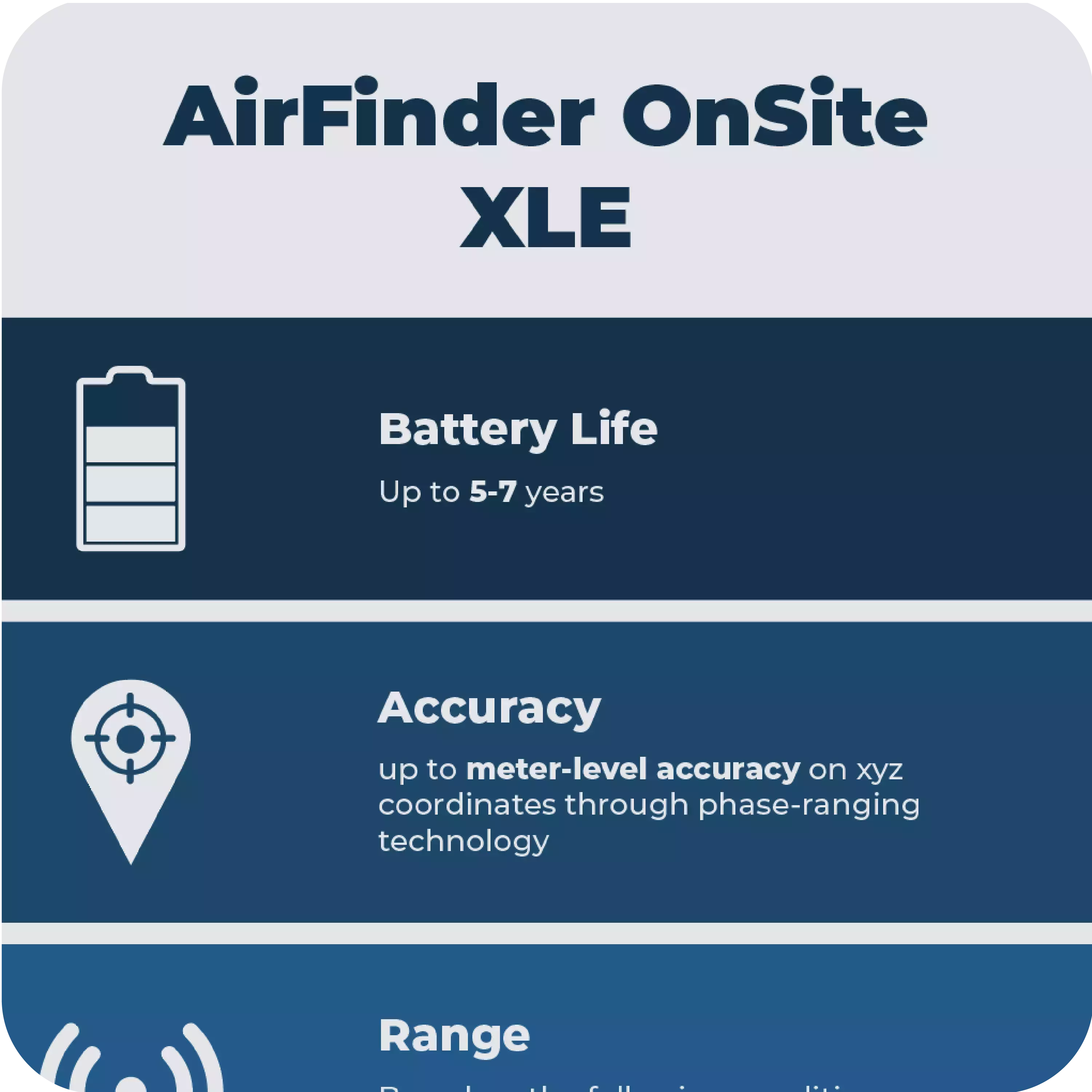 AirFinder OnSite XLE_Stats_Handout