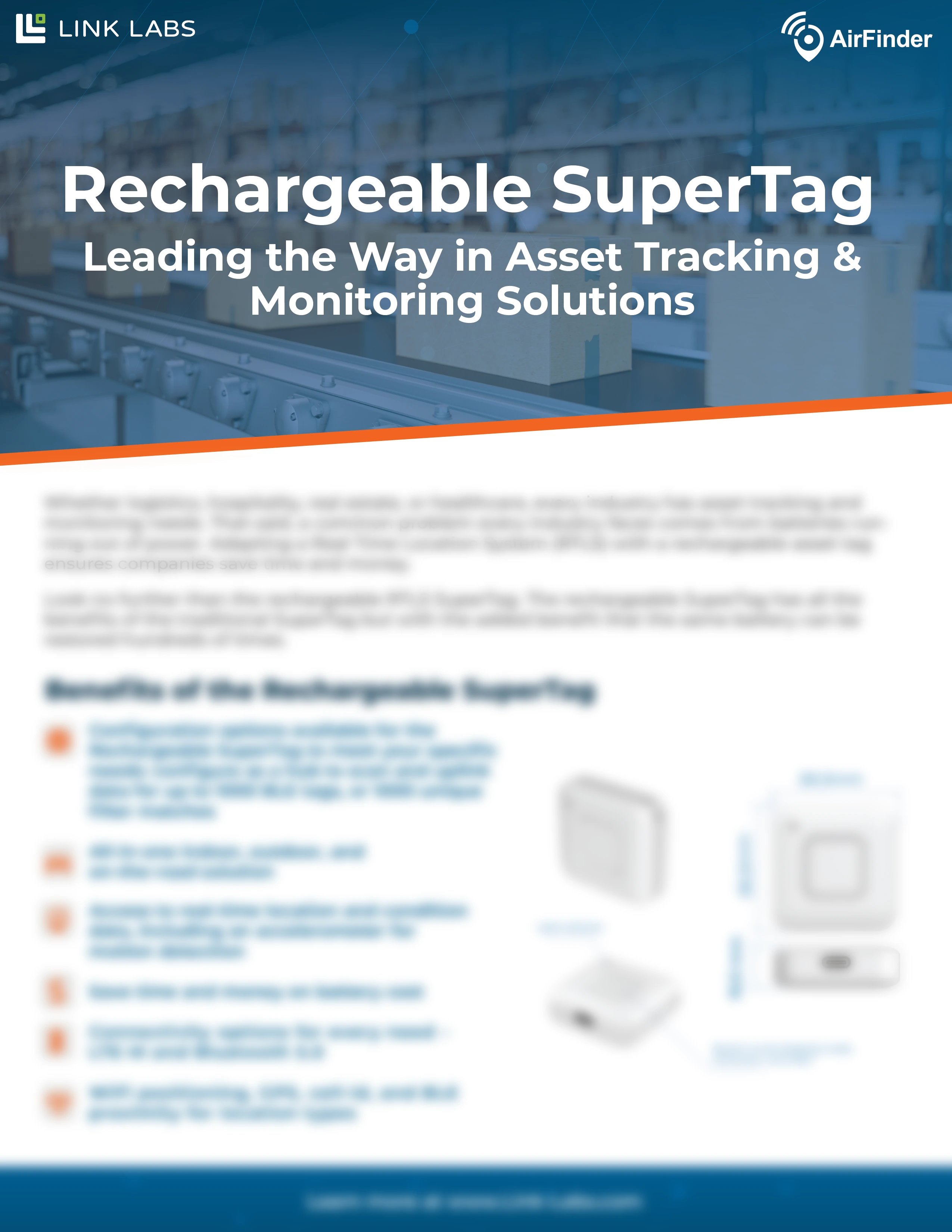Rechargeable SuperTag Blurred