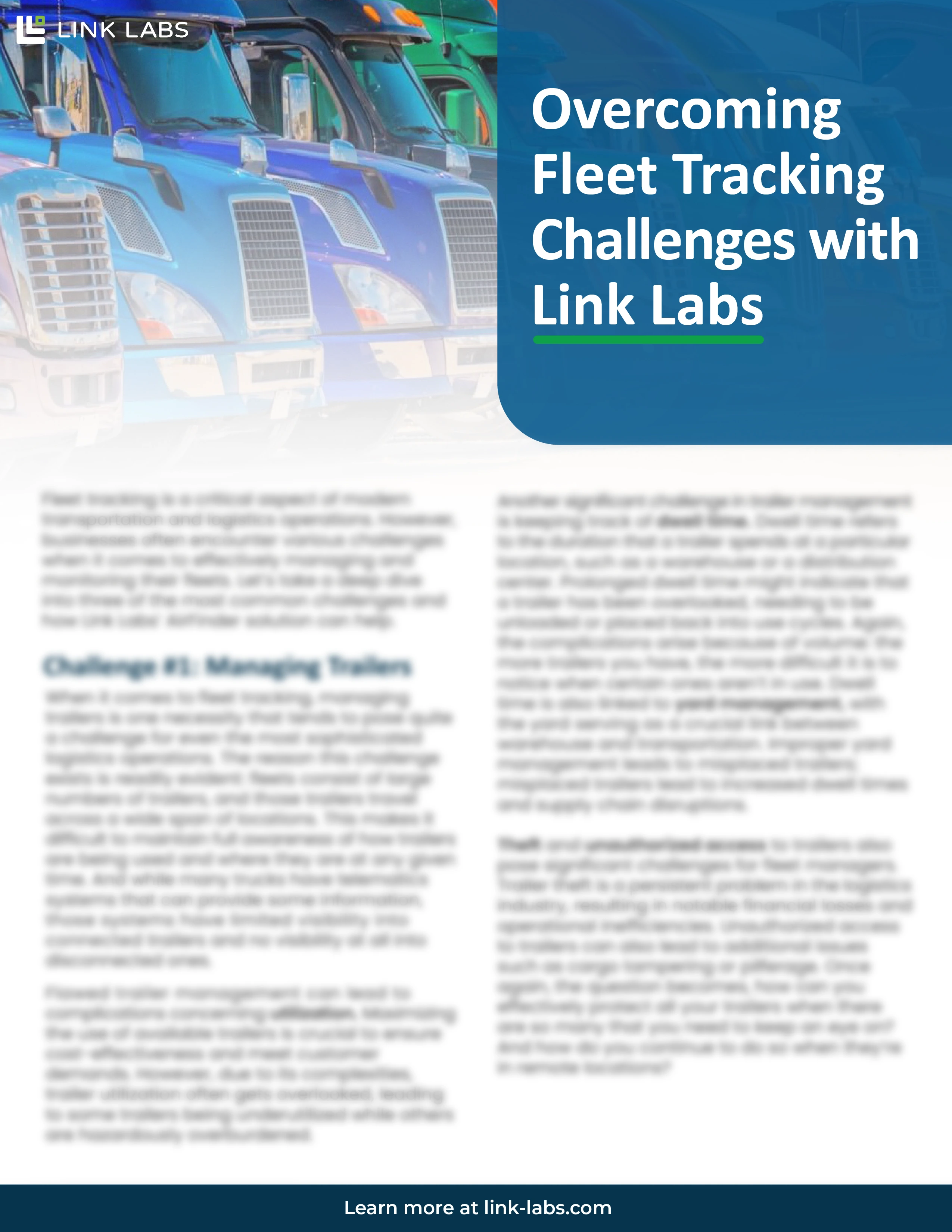 Overcoming Fleet Tracking Challenges with Link Labs