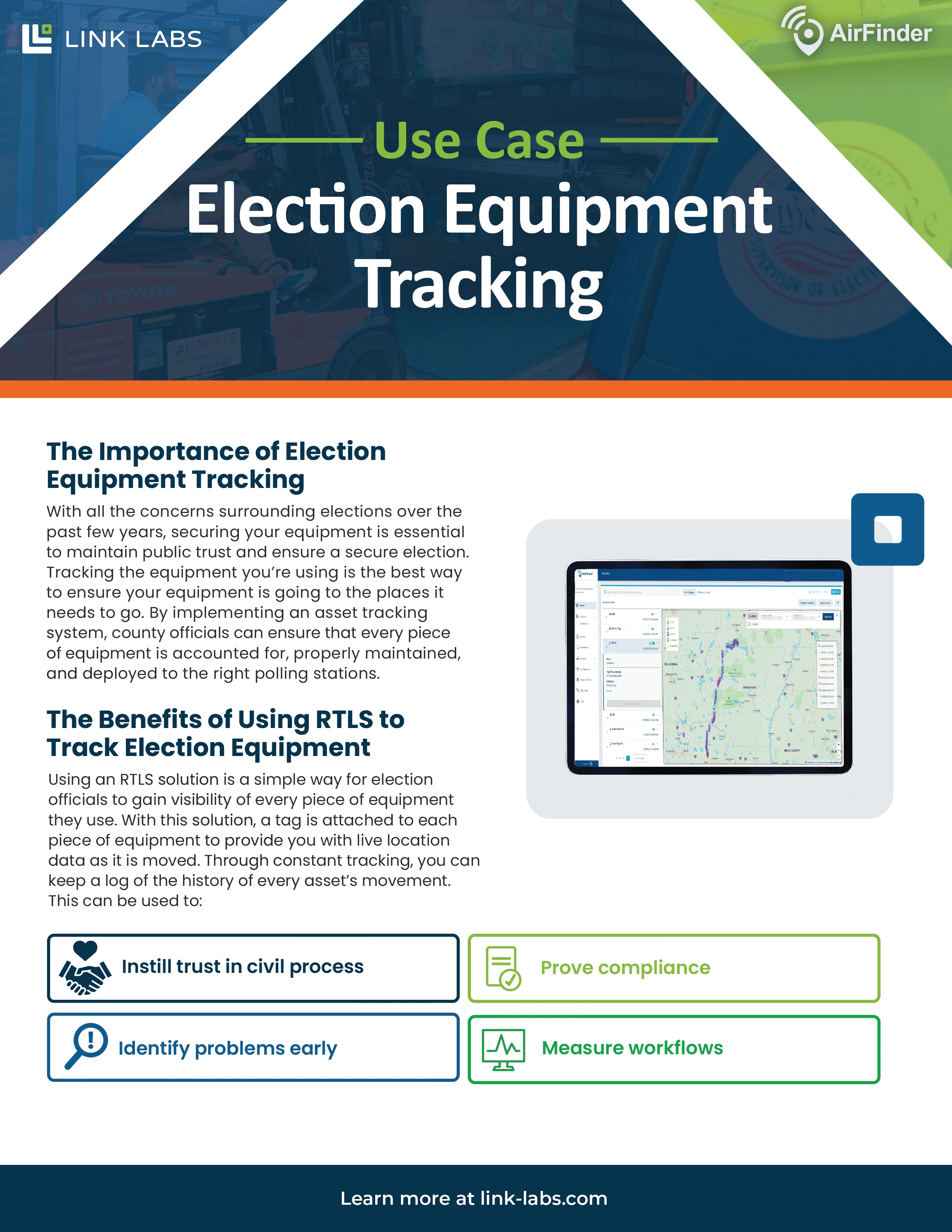 election equipment tracking