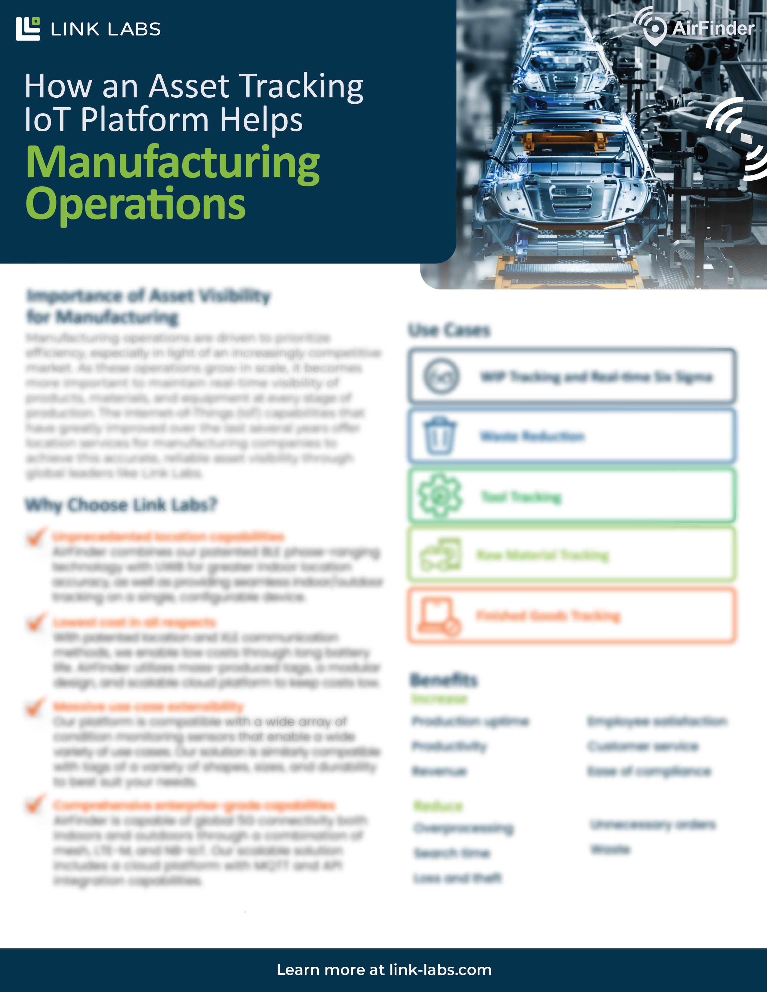 Manufacturing Industry Brief