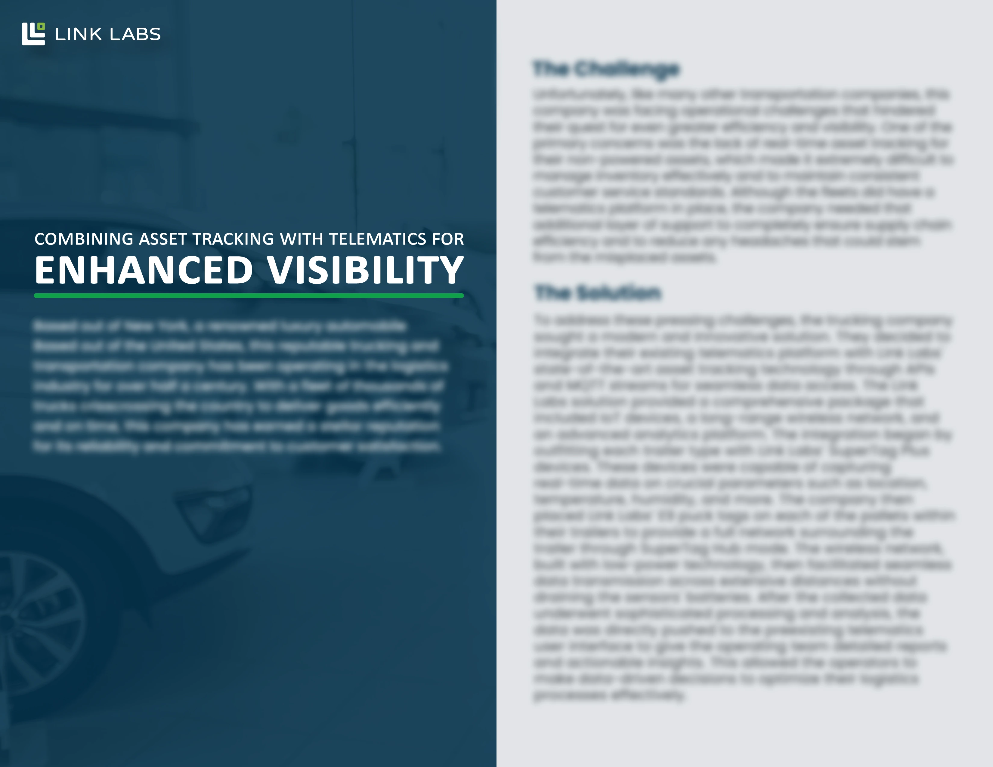 Combining Asset Tracking with Telematics for Enhanced Visibility