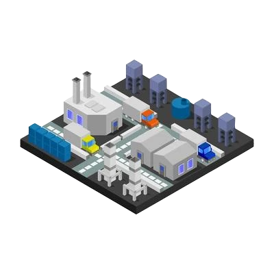 isometric-industry-illustrated-on-white-background-free-vector_ccexpress