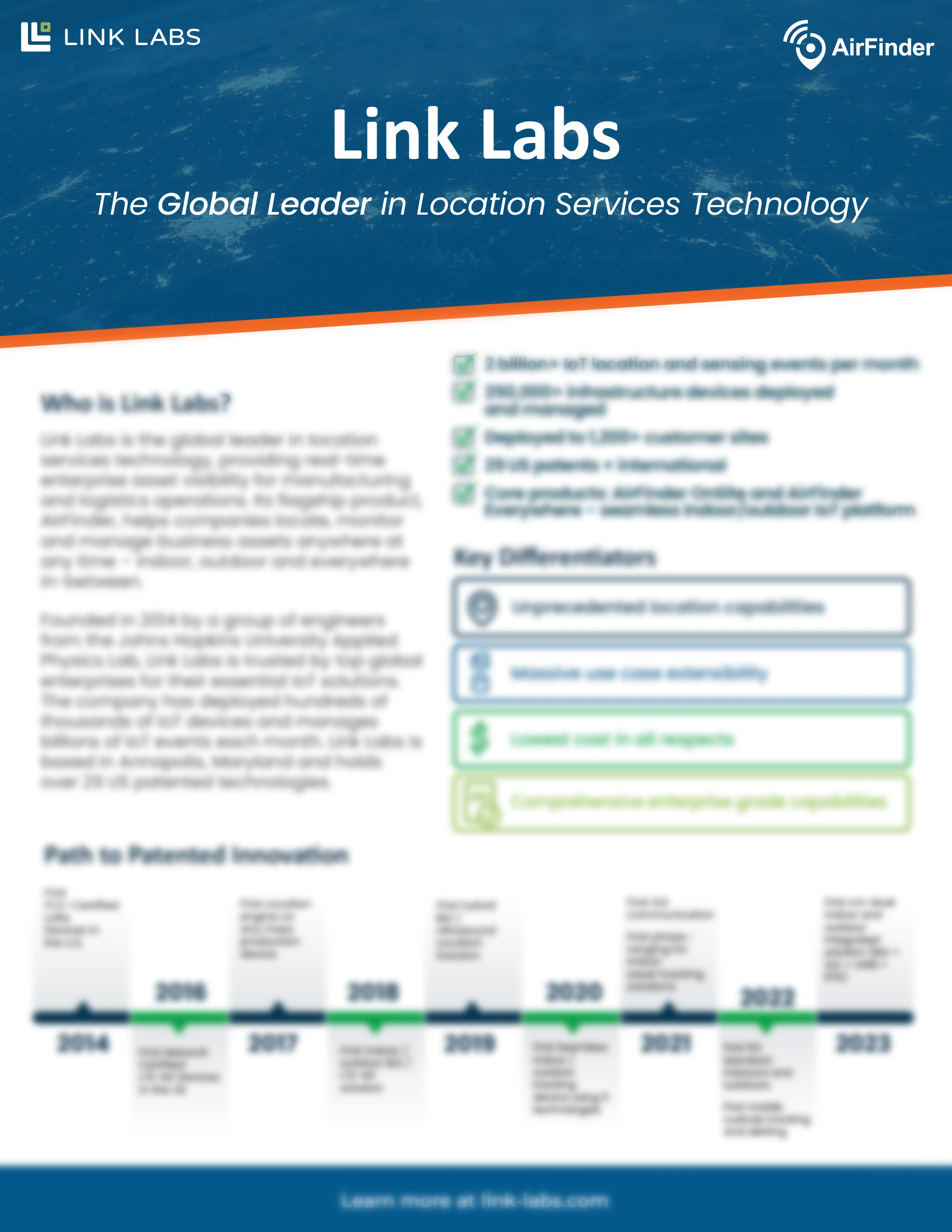 Link Labs Company Brief | Link Labs